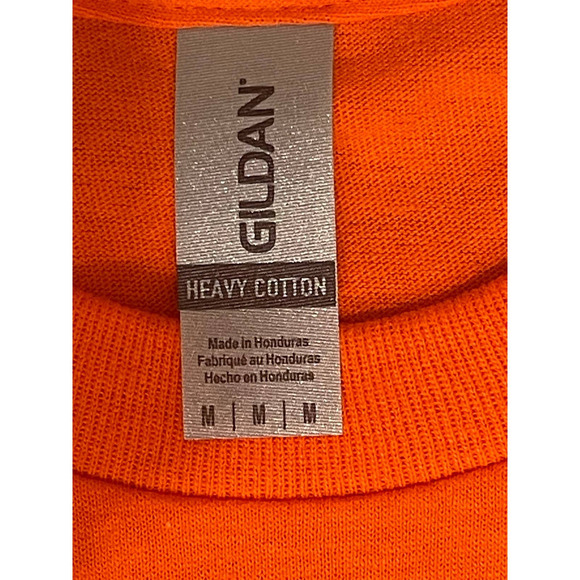 BOO CREW HALLOWEEN‎ TEE| UNISEX MEDIUM |ORANGE BLACK |SPOOKY BAT GHOST - Picture 5 of 8